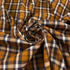 Light Brown Checked Wool