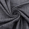 Gray Overchecked Wool Blend Flannel