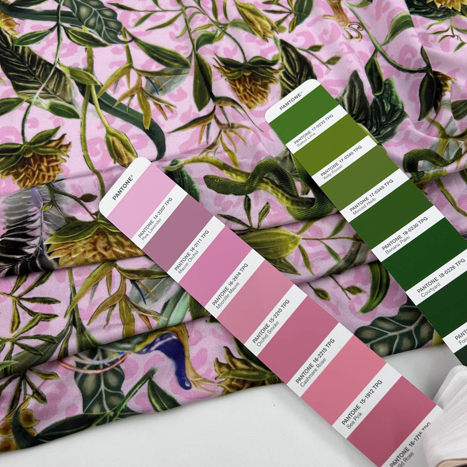 Floral Printed Viscose Jersey