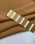 Beige Opaque Crepe Cady