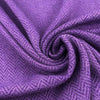 Purple Double Face Geometrical Pattern Jersey