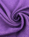 Purple Double Face Geometrical Pattern Jersey
