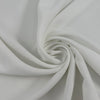 White Polyester Crepe Cady