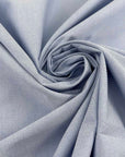Light Blue Melange Pure Cotton Oxford