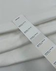 White Bielastic Cotton Punto Milano