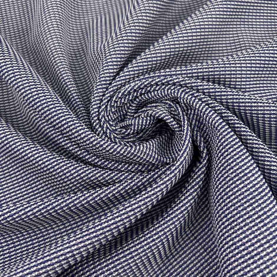 Blue And White Cotton Jersey
