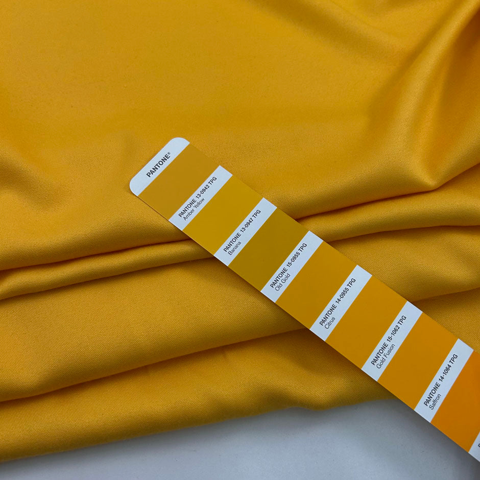 Yellow Warm And Falling Viscose