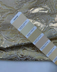 Jacquard Fabric With A Golden Spreading
