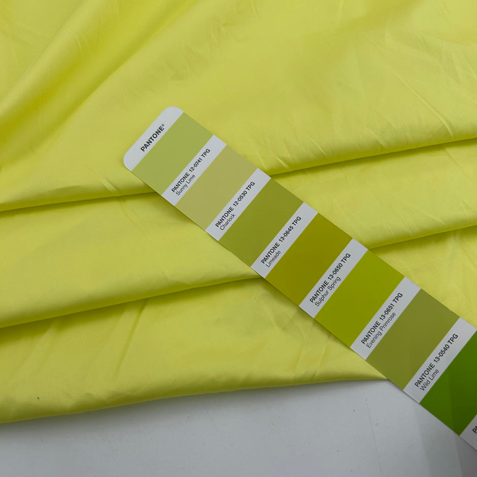 Bright Yellow Cotton Popeline