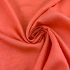 Bright Orange Pure Linen Canvas