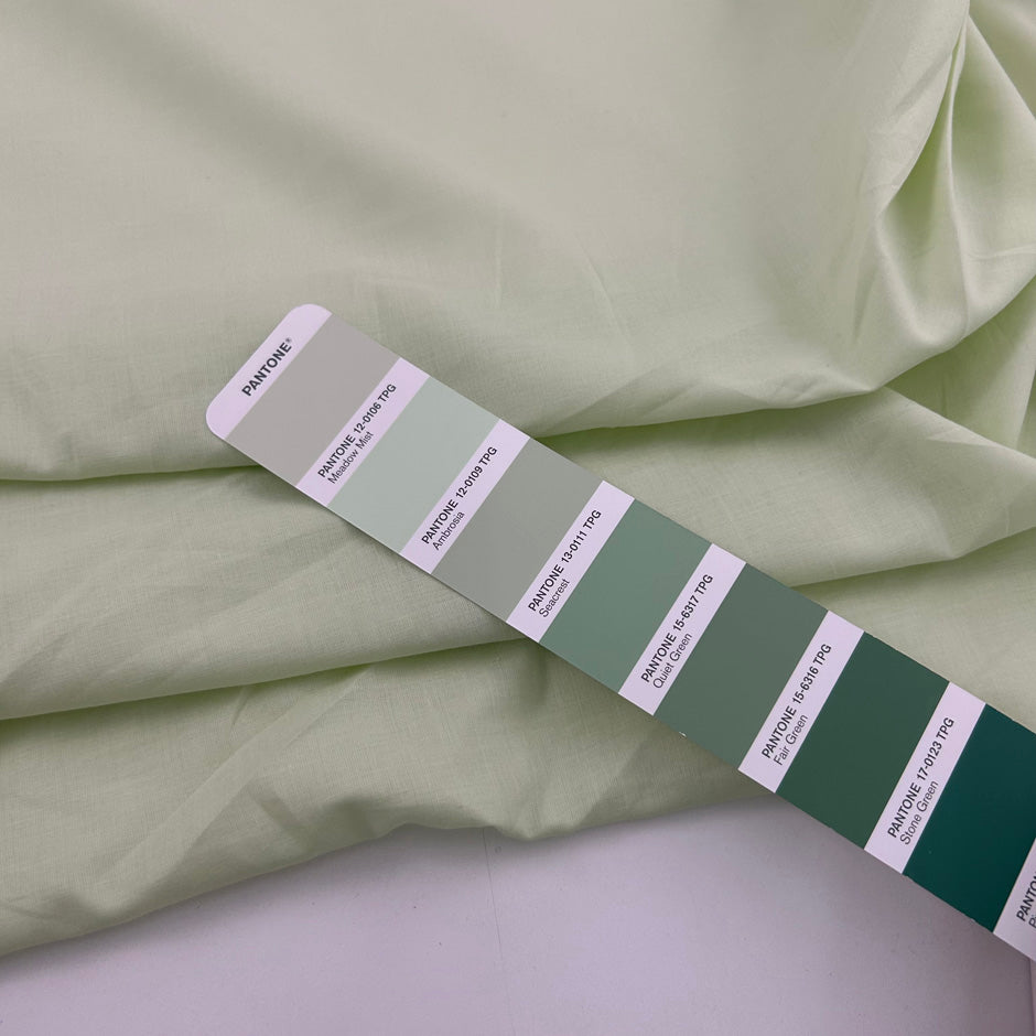 Light Green Cotton Voile