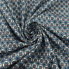 Multicolored Cotton And Viscose Gabardine