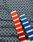 Multicolored Cotton And Viscose Gabardine