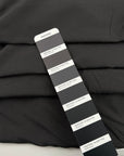 Dark Gray Cotton Blend Voile