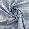 Light Blue Micro Print Cotton Popeline