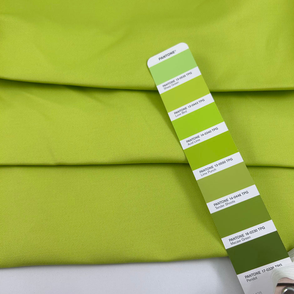 Light Green Cotton Gabardine