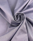 Blue And White Iridescent Cotton Oxford
