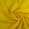 Yellow Pure Silk Crepe De Chine