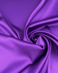 Purple Stretch Silk Sateen
