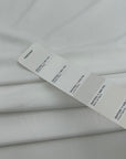 White Bielastic Piquet Lycra Jersey