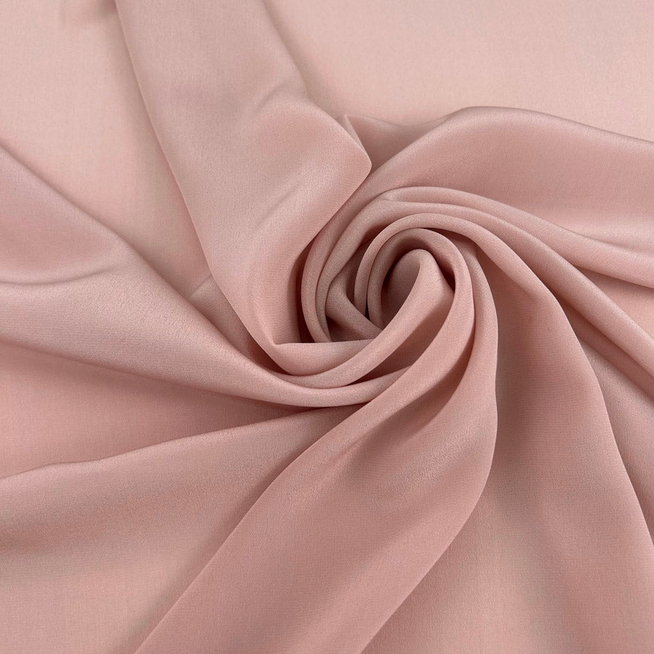 Powder Pink Light Weight Crepe De Chine
