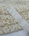 Ivory Pure Cotton Macrame' Lace
