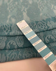 Light Blue Wool Blend Stretch Lace