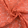 Peach Pink Cotton Macrame' Lace