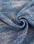 Blue Tweed With Lurex