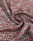 Multicolored Wool Blend Tweed
