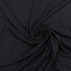 Black Viscose And Cotton Jersey