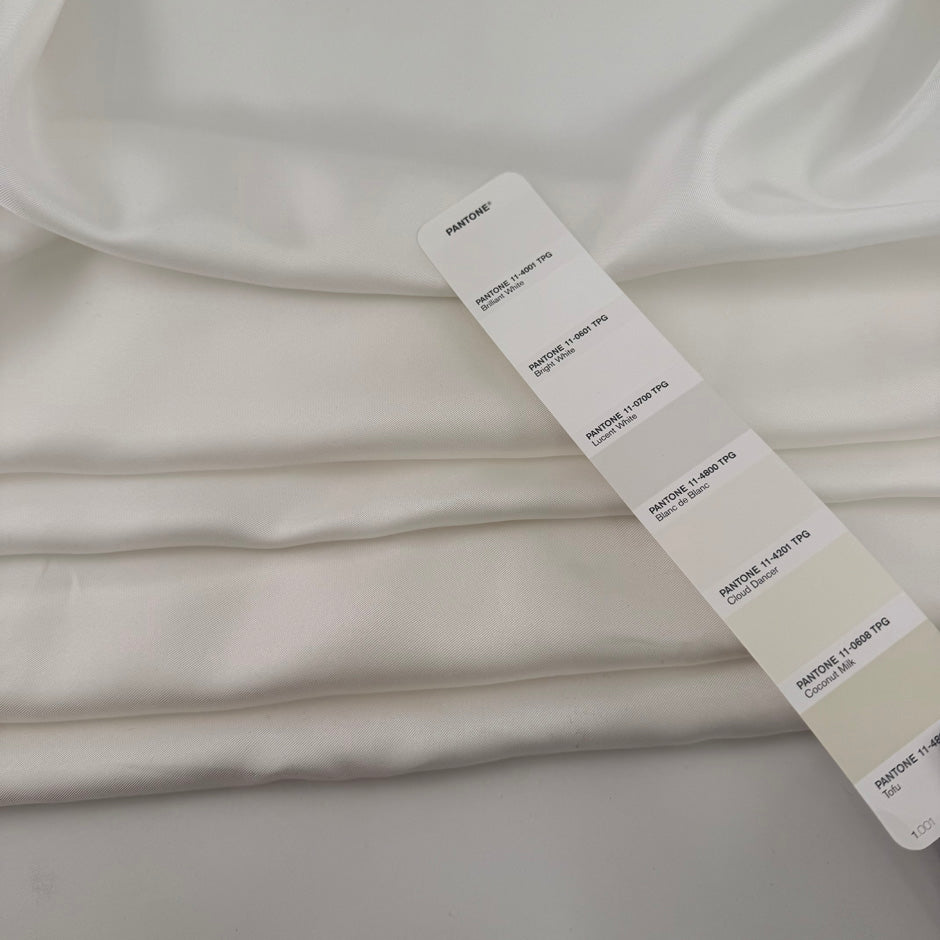 White Silk Twill