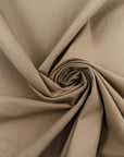 Beige Medium Weight Stretch Cotton Gabardine