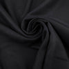 Black Double Face Wool Blend Cloth