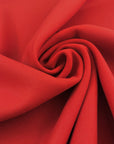 Red Double Face Wool Coat