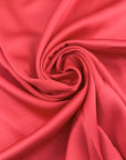 Dark Pink Crepe Sateen Cady