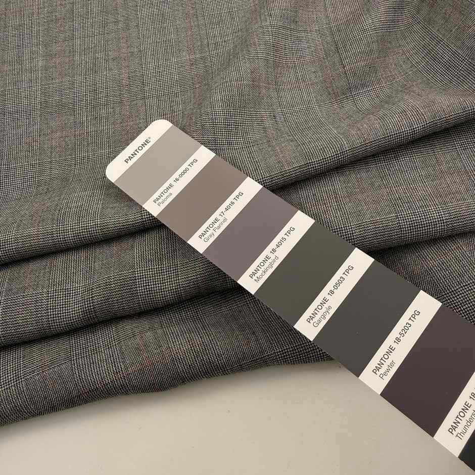 Pure Wool Prince Of Wales With A Red Stripe