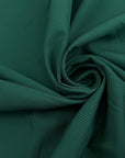 Forest Green Viscose Ottoman