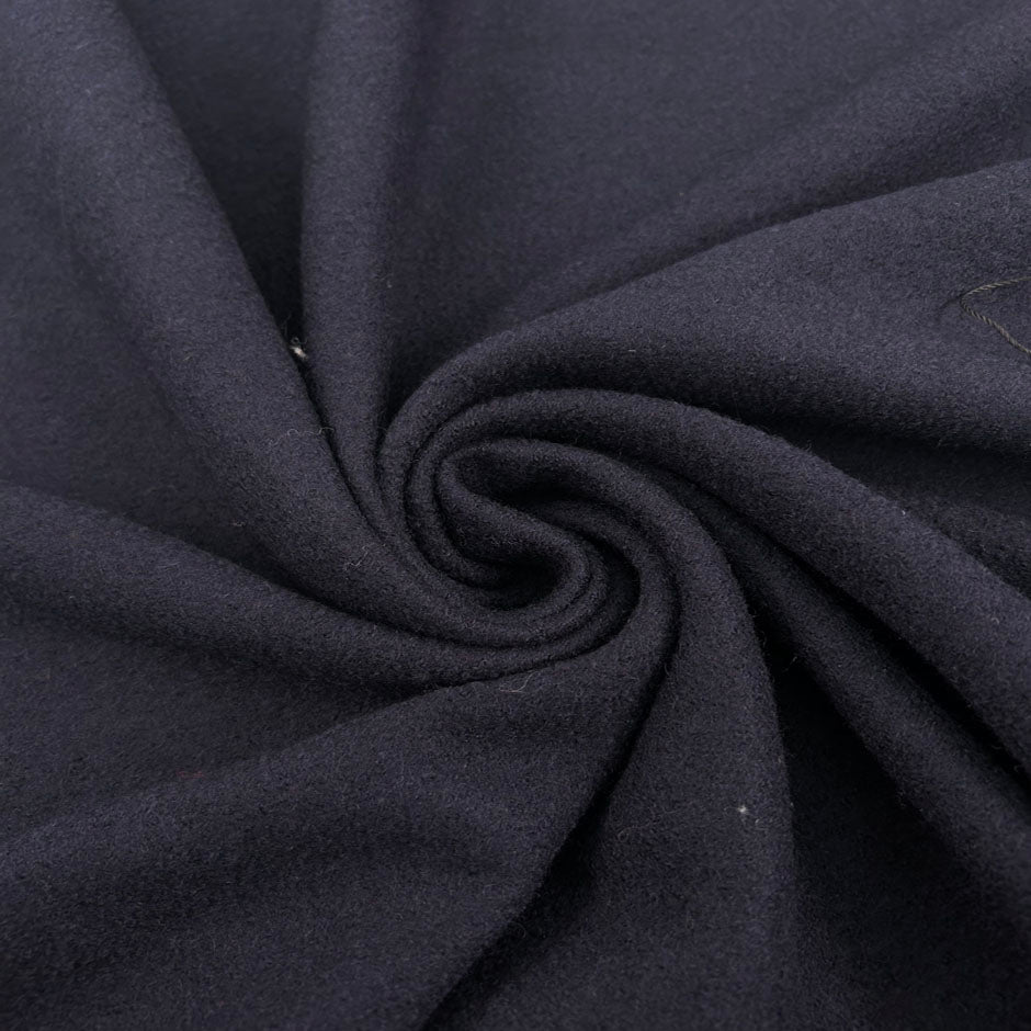 Night Blue Boiled Wool