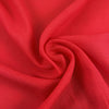 Coral Red Pure Silk Gauze