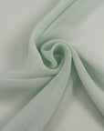 Pale Green Pure Silk Georgette Gauze