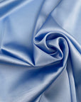 Light Blue Stretch Silk Sateen