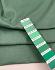 Green Silk And Cotton Saglione Bourette