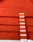 Orange Stretch Cotton Gabardine