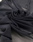 Pure silk georgette very soft and trasparent. High-quality deadstock fabric collected in Stock from a Maison de Couture in Italy.