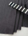 Grey gabardine wool