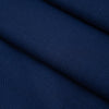 Wool blue piquet stretch fabric. High-quality deadstock fabric collected in Stock from a Maison de Couture in Italy.