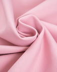 Pink pure cotton jersey coupled double face, stretchy and heavy. High-quality deadstock fabric collected in Stock from a Maison de Couture in Italy.