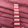 Red Cotton And Linen Blend