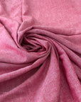 Red Cotton And Linen Blend
